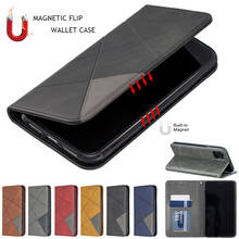 Capa flip de couro magnético para iphone, capa fina com suporte, para modelos iphone 8, 7, 6, 6s plus, 11 pro, xr, xs, max, x 2024 - compre barato