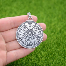 Double Side Key Of Solomon Fourth Pentacle Of Mercury Seal Pendant Necklace Wiccan Pagan Amulets Talismans Jewlery 2024 - buy cheap