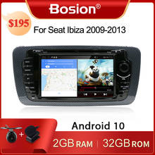 Bosion Android 10 Car DVD Radio For Seat Ibiza 6j 2009 2010 2012 2013 GPS Navigation 2 Din Screen radio Audio Multimedia Player 2024 - buy cheap