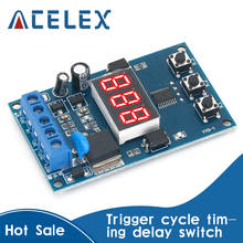 Circuito de interruptor electrónico de retardo de temporizador de ciclo de disparo/placa de control de tubo MOS/módulo de relé de Reemplazo/voltaje amplio 2024 - compra barato