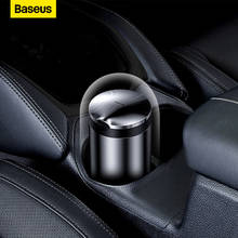 Baseus Car Ashtray Portable LED Light Cigarette Smoke Ashes Holder for Car Flame Retardant High Quality Ash tray Car Accessories 2024 - купить недорого