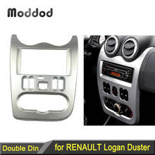 Радиоприемник 2 Din для Renault Logan Dacia Duster Nissan NP200, стереопанель, DVD, комплект для приборной панели, установка, лицевая рамка 2024 - купить недорого