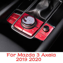 Car Central Control Button Sequins Automotive Multimedia Key Patch for Mazda 3 Axela  2021 2019 2020 2022 Car Accessories 2024 - buy cheap