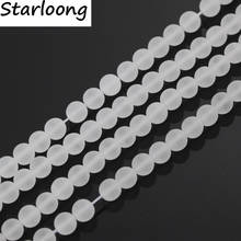 4-12mm Natural Stone Beads Round Gorgeous Clear Quartz Matte Agata Loose Beads For DIY Jewelry Making Necklace Bracelet 2024 - buy cheap