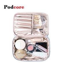 Neceser portátil de gran capacidad para chica, bolsa de maquillaje, bolso de viaje 2024 - compra barato