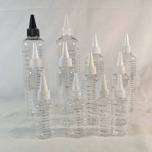 30pcs 30ml/60ml/100ml/120ml/250ml Plastic PET E juice Liquid Graduated mark Drop Bottles Twist Cap Tattoo Pigment Ink Containers 2024 - buy cheap