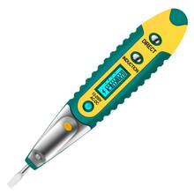 Цифровой тестовый карандаш с ЖК-дисплеем, 12-250 В 2024 - купить недорого