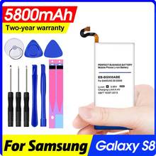 5800mah EB-BG950ABE Battery for Galaxy S8 Sm-g9508 G950f G950a G950t G950u Mobile Phone Bateria 2024 - buy cheap