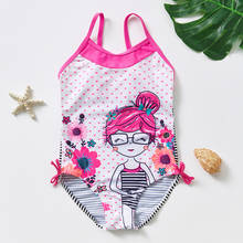 1-6Y Toddler Baby Girls Swimwear one piece Girls Swimsuit Kid Girls Swimming outfit Cute Beach wear Bathing suit 2024 - buy cheap