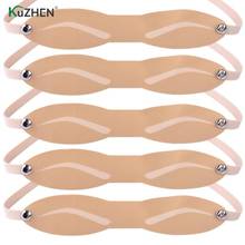 1PC New Design Fake Skin Eyebrow Permanent Makeup Tattoo Practice Skin On Head Microblading Practice Skin For Beginners 2024 - buy cheap