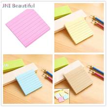 Cute Sticky Notes Memo Pad Soild Color Notepad Diy Kawaii Stationery School Stationery Set Office Supplies 7.5cmx7.5cm 2024 - buy cheap