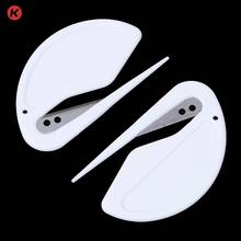 2pcs Plastic Letter Opener Mini Sharp Letter Mail Envelope Opener Safety Papers Guarded Cutter Blade Office Equipment 2024 - buy cheap