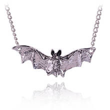 Collar de murciélago para hombre y mujer, joyería con colgante de Animal gótico de Halloween, accesorios de joyería Punk 2024 - compra barato