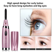 Portable Electric Heated Eyelash Curler Electric Perm Curling Iron Eye Lashes Applicator Eye Lashes Curler Clip Wimperkruller 2024 - buy cheap