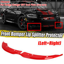 1 Pair Front Bumper Lip Splitter Spoiler For Dodge Charger SRT Scat Pack 2015-2019 Bumper Protector Yellow Diffuser Guard 2024 - buy cheap