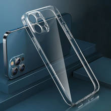 Защитный прозрачный чехол для iPhone 11, 7, силиконовый мягкий чехол для iPhone 11 Pro, XS Max, X, 8, 7, 6s Plus, 5, SE, 11, XR 2024 - купить недорого