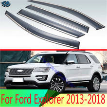 For Ford Explorer 2013 2014 2015 2016 2017 2018 Plastic Exterior Visor Vent Shades Window Sun Rain Guard Deflector 4pcs 2024 - buy cheap