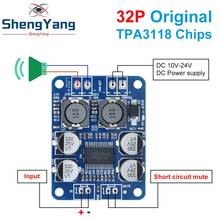 ShengYang-placa amplificadora de potencia de Audio Digital, módulo Amp, DC 12V-24V TPA3118 60W Mono, 1 ud. 2024 - compra barato