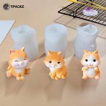 1Pc Silicone 3D Cute Cat Mold DIY Soap Candle Mould Jewelry Making Decoration Craft 2024 - buy cheap