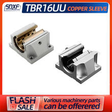 1PCS TBR linear sliding unit standard opening slider TBR16/TBR16UU with copper sleeve 2024 - buy cheap