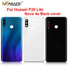 For Huawei P30 Lite Battery Cover + Camera Glass Lens 24MP / 48MP For Huawei nova 4e Back Door Replacement Repair Parts 2024 - buy cheap