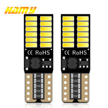 2 PCS T10 W5W LED Bulb Canbus 12V 24V 4014 SMD 7000k White Car Signal Light Interior Dome Reading Wedge Side Trunk Map Lamps 2024 - buy cheap