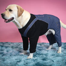 Grande roupa do cão macacão inverno grande roupa do cão samoyed labrador husky golden retriever pastor alemão cão traje 2024 - compre barato