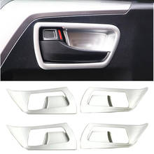 For Toyota RAV4 Rav 4 Car Door Inner Bowl Sticker interior moulding  2013 2014 2015 2016  2017 2018 4pcs/lot car accessories 2024 - buy cheap