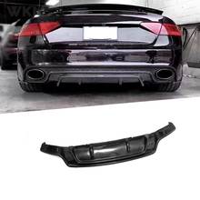 Spoiler traseiro para audi a5 rs5 2012 a 2016, capa de fibra de carbono, estilo frp 2024 - compre barato