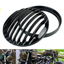 Cubierta de parrilla de faro Led para motocicleta, accesorio para Sportster XL 3/4, Iron 883, 04-14, personalizado, XL1200C, 1200, 5, 1200" 2024 - compra barato