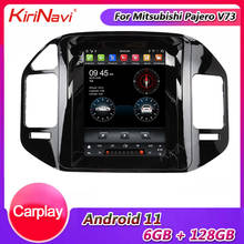 KiriNavi-Radio con GPS para coche, reproductor estéreo con Android 10,4, 10,0 pulgadas, 4G, 2004-2011, para Mitsubishi Pajero V73 V77 V68 V75 2024 - compra barato