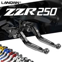 Motorcycle Aluminum Adjustable Folding Extendable Brake Clutch Levers For Kawasaki ZZR250 ZZR 250 ZX250 GPX250 GPZ250 1983-2007 2024 - buy cheap