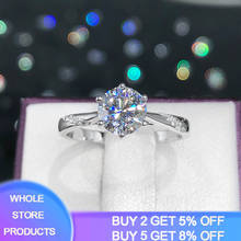 YANHUI With Certificate Tibetan Silver S925 6mm Gemstone Zirconia Diamond Ring Wedding Band Women Silver 925 Jewelry Christmas 2024 - buy cheap