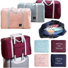 Portable Travel Bags Folding Unisex Large Capacity Bag Women Capacity Hand Luggage Business Trip Traveling Bags WaterProof 2024 - купить недорого