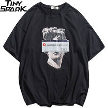 2022 Hip Hop Funny T Shirt Michelangelo Statue David Streetwear T-Shirt Men Summer Cotton Harajuku Tshirt Short Sleeve Tops Tees 2024 - buy cheap