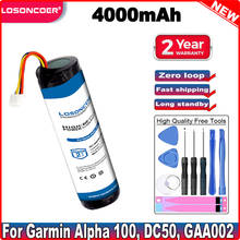 Batería de 4000mAh para Garmin Alpha 10806 DC50,GAA002,GAA003,GAA004,TT10,TT10,TT10, TT15, 010-30,010-11828-361-03 00029-100-02 2024 - compra barato