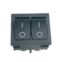 KCD5 Double Rocker Switch 4-pin ON/ OFF Black Parallel Boat Power Switch 2024 - buy cheap