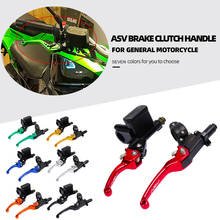 Universal 22mm ASV F3 2nd Folding Clutch Brake Lever With Front Pump Fit Motorcycle Dirt Bike Motocross Off Road CRF KLX YZF RMZ 2024 - buy cheap
