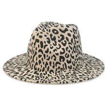 шляпа женская шапка женская шляпа мужская шляпа женская летняя Шляпа Женская в стиле хип-хоп с широкими полями и леопардовым принтом 2024 - купить недорого