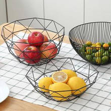 Metal Fruit Basket Iron Fruit Plate Home Storage Products Snack Basket recipiente para comida  stainless steel container 2024 - buy cheap