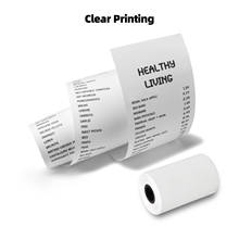 Rollo de papel térmico Color para impresora PeriPage A6 y PAPERANG P1/P2, papel fotográfico de 57x30mm, impresión clara, 3 rollos 2024 - compra barato