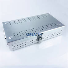 Aluminium Alloy Sterilization Tray disinfection Case autoclavable holder box for Surgical Instruments 2024 - buy cheap