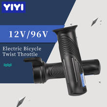 Дроссельная заслонка для электрического велосипеда, универсальный дроссель для электровелосипеда 24 в-96 в, газовая ручка для мотоцикла e-scooter, ускоритель скорости 145 см 2024 - купить недорого