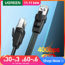 Ethernet-кабель UGREEN Cat8, 40 Гбит/с, RJ 45, сетевой кабель Lan RJ45, патч-корд для PS4, ноутбука, ПК, PS 4, маршрутизатора, Cat 8, кабель Ethernet 2024 - купить недорого