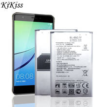 2700 мА/ч, BL-46G1F Батарея для LG K10 2017 версия K20 плюс TP260 K425 K428 K430H m250 Перезаряжаемые мобильный телефон Bateria 2024 - купить недорого