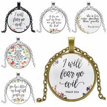 Handmade Creative Necklace Pendant Metal Time Crystal Necklace Pendant Jewelry Christian Bible Exquisite Jewelry 2024 - buy cheap