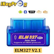 V2.1 ELM327 Bluetooth CAN-BUS Code Reader ELM 327 BT V2.1 OBD2 Scanner Works For Android/PC Bluetooth Diagnostic Adapter 2024 - buy cheap