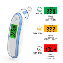 Медицинский Инфракрасный цифровой ЛОБНЫЙ термометр BOXYM, бесконтактный термометр для измерения температуры тела, ушной термометр для детей и взрослых 2024 - купить недорого