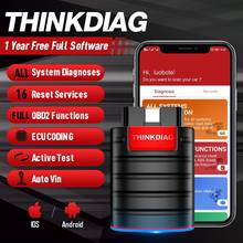 Диагностический инструмент THINKCAR, программатор для полной системы Diagzone, OBD2, 15 сервисов сброса, ЭБУ-кодирование, 1 год 2024 - купить недорого