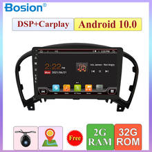 Radio Multimedia con GPS para coche, Radio con reproductor estéreo, Android 10,0, 2 Din, 2G + 32G, Wifi, BT, DAB, OBD, Carplay, cámara, para Nissan Juke YF15 2004-2016 2024 - compra barato